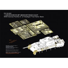1/35 WWII German Panther D w/"Stadtgas" Fuel Tanks Detail Set for Dragon kits #6164/6299