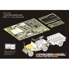 1/35 WWII US Jeep Willys MB Detail Set for Tamiya kit #35219