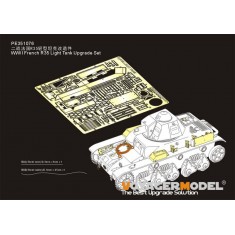 1/35 WWII French R35 Light Tank Upgrade Detail Set for Tamiya kit #35373