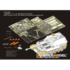 1/35 WWII German SdKfz.184 Elefant Tank Destoryer Upgrade Detail Set for Zvezda kit #3659