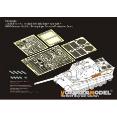 1/35 WWII German SdKfz.184 Jagdtiger Porsche Detail Set for Takom kit #8003