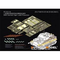 1/35 Tiger I Late Detail Set for Tamiya 35146/25109/25401