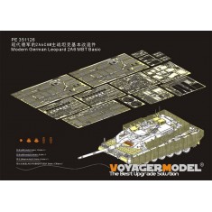 1/35 Modern German Leopard 2A6 MBT Basic Detail Set for Rye Field Model #5076