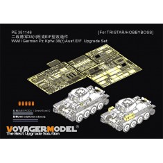1/35 Pz.Kpfw.38(t) Ausf.E/F Fenders and Stowager Bins Set for TRISTAR/HobbyBoss