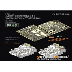 1/35 WWII Panzer IV Ausf.F2/G Basic Detail Set with Hub for Rye Field #5102/#5143