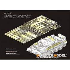 1/35 WWII British Crusader Mk.II Tank Basic Detail Set for Boder Model #BT-015