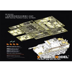 1/35 WWII German Panther G Late Basic Detail Set for MENG-TS054