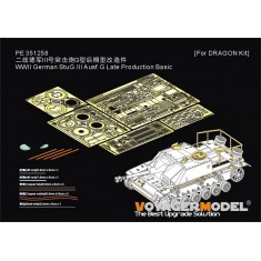 1/35 WWII German StuG.III Ausf.G Late Production Basic Detail Set for Dragon kit