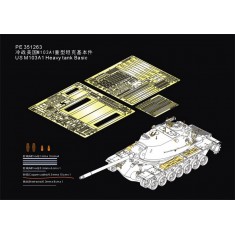 1/35 US M103A1 Heavy Tank Basic Detail Set for Takom kit #2139