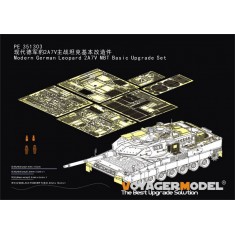 1/35 Modern German Leopard 2A7V MBT Basic Upgrade Set for Tamiya 35387