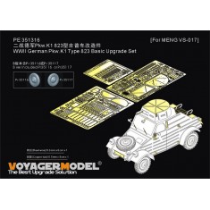 1/35 WWII German Pkw.K1 Type 823 Basic Upgrade Set with Wheels for Meng VS-017