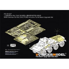 1/35 WWII German Sd.Kfz 234/2 PUMA with Luchs Turret Basic Upgrade Set for Dragon 6696