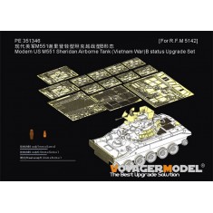 1/35 Vietnam War US M551 Sheridan Airborne Tank B Status Upgrade Set for Rye Field Model 5142