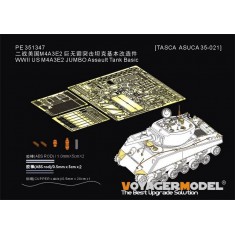 1/35 WWII US M4A3E2 Jumbo Assault Tank Basic for Tasca/ASUKA #35-021