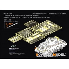 1/35 WWII Sherman Firefly VC Detail Set Version B with Gun Barrel for Dragon Kits