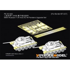 1/35 Russian T-34 42-44 Fenders Upgrade Set for Border BT-027