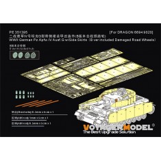 1/35 Pz.Kpfw.IV Ausf.G Side Skirts with Hub for Dragon 6694 9020