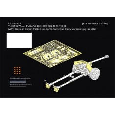 1/35 WWII German 75mm PaK40 L/46 PE Upgrade Set for MiniArt kit