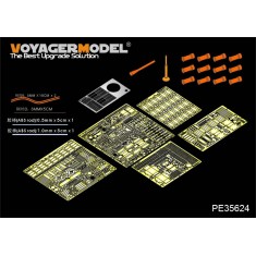 1/35 Modern Russian T-90A MBT Basic Detail Set for Trumpeter 05562 (w/smoke discharger)