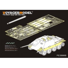 1/35 WWII German Hetzer Tank Destroyer Detail Set w/Gun Barrel for Dragon kit #6030