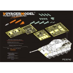 1/35 WWII German King Tiger (Henschel Turret) Detail-up Set for Tamiya #35164/35252 kits
