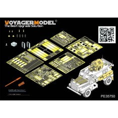 1/35 Modern US Cougar 4x4 MRAP Detail-up Set for Panda Hobby PH35003 kit