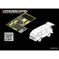 1/35 Modern German Bundeswehr T3 Transporter Bus Detail-up Set for Takom Models #2013