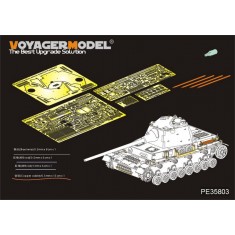 1/35 WWII German PzKpfw.IV Ausf.J (mit Panther F Turret) Detail-up Set for Dragon #6824