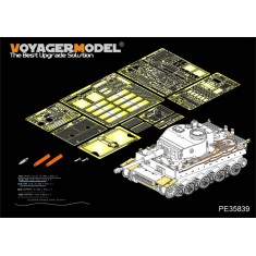1/35 WWII German Tiger I Gruppe "Fehrmann" Detail Set for Rye Field Model kit #5005