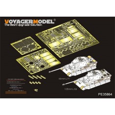 1/35 WWII King Tiger Final Version Detail Set for AMMO by Mig Jimenez #8500