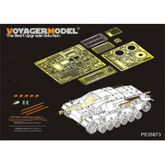 1/35 WWII German StuG.III Ausf.C/D (L/48 75mm Main Gun) Basic Detail Set for Dragon #6851