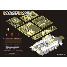 1/35 US M40 155mm Gun Motor Carriage Basic Detail Set w/Antenna Base for AFV Club AF35031