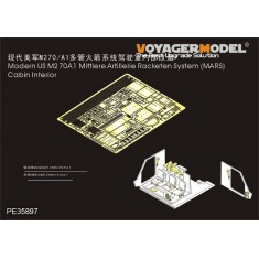 1/35 Modern US M270A1 MARS Cabin Interior Detail Set for Trumpeter kit #01046