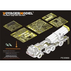 1/35 Modern Russian 9P140 TEL of 9K57 Uragan (BM-27) MLRS Detail Set for Trumpeter #01026