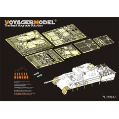 1/35 WWII German Panther D Tanks Basic Detail Set for Meng Models #TS038