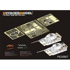 1/35 WWII German King Tiger (Henschel Turret) Detail Set for Hobby Boss kit #84533