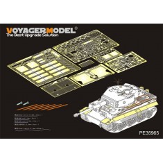 1/35 WWII German Tiger I Late Production Detail Set for Rye Field Model #5015