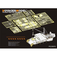 1/35 Bergepanther Ausf.A (Late, Panther G tool holders) Detail Set for Meng Model #SS015