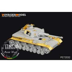 1/72 WWII German PzKpfw.IV Ausf.F/G Detail Set for Dragon kit #7278