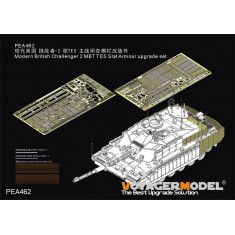 1/35 British Challenger 2 MBT TES Slat Armour Upgrade Detail set for Rye Field Model 5039