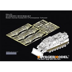 1/35 Modern German Kodiak AEV-3 Pionierpanzer Schurzen for BORDER-BT-011