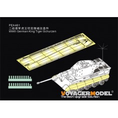 1/35 WWII German King Tiger Schurzen Upgrade Set for Rye Field Model kit