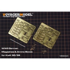 1/35 WWII German Magazines & Ammo Boxes for Flak 30/38