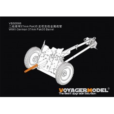 1/35 WWII German 37mm PaK35/36 Metal Gun Barrel