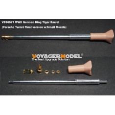 1/35 King Tiger Porsche Turret Final Barrel