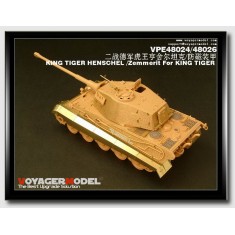 Detail Set for 1/48 German King Tiger Henschel for Tamiya kit #32536