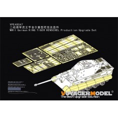 1/48 WWII German KING Tiger HENSCHEL Upgrade Set for Tamiya 32536