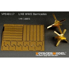 1/48 WWII Barricades Photo-etched Diorama Set