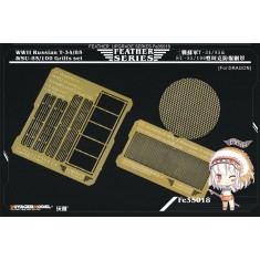1/35 WWII Russian T-34/85 and SU-85/100 Grills Set for Dragon kit