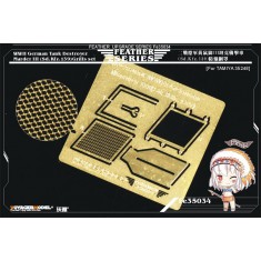 1/35 WWII German Tank Destroyer Marder III (SdKfz.139) Grills set for Tamiya kit #35248